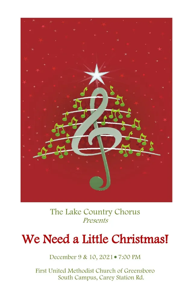 We Need a Little Christmas! program cover