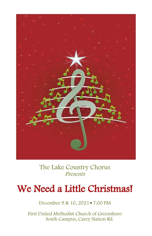 We Need a Little Christmas! program cover
